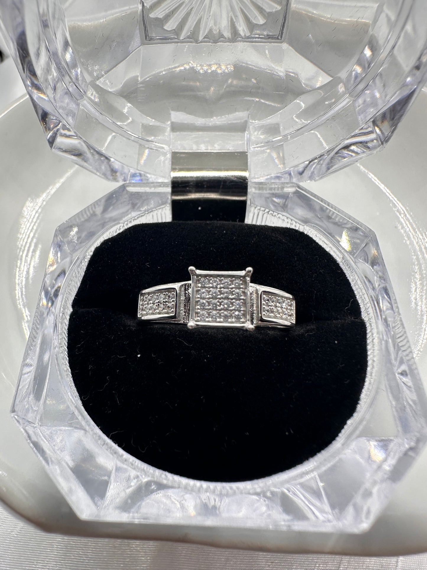 Engagement Silver Ring