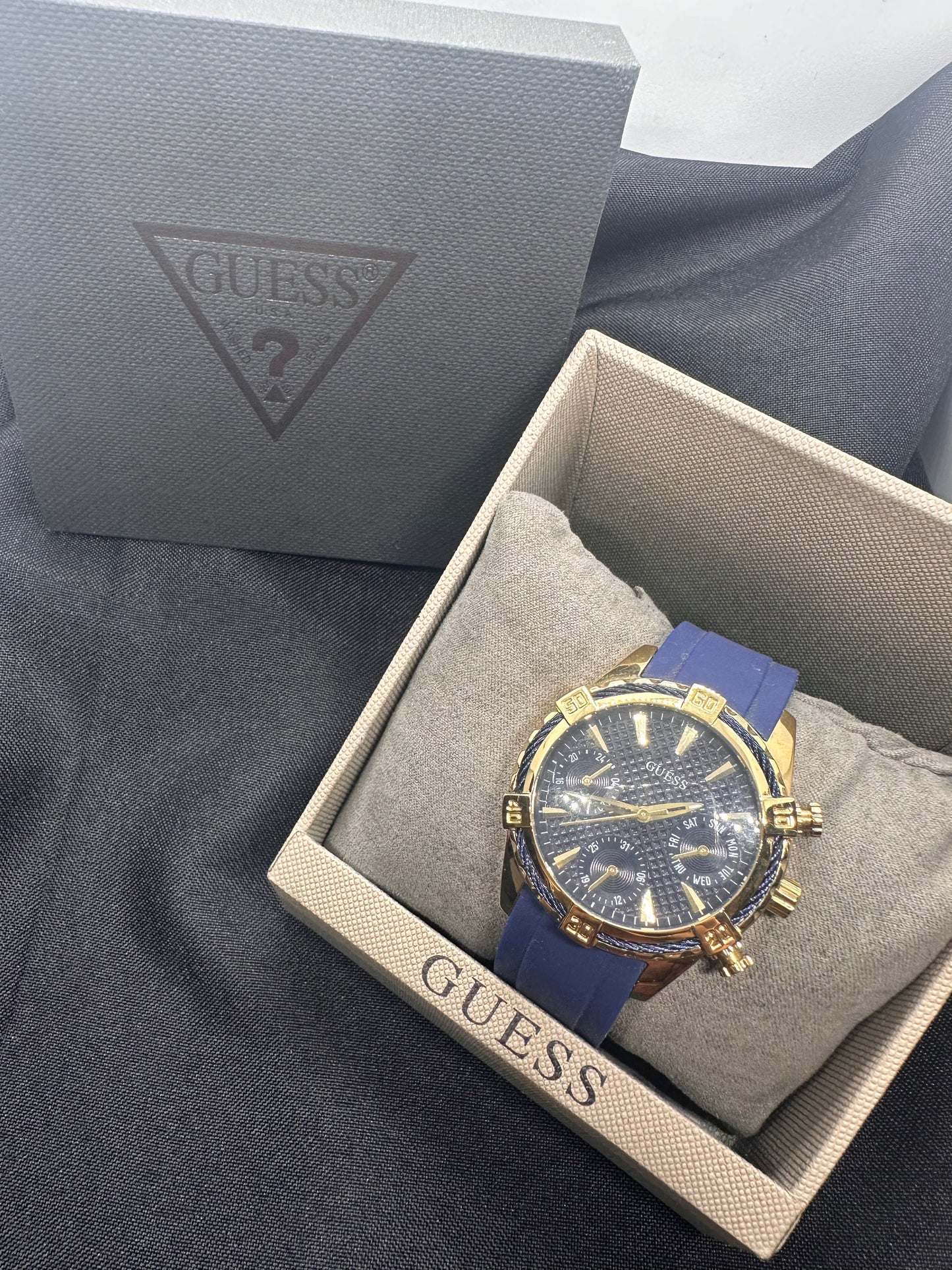 Blue and Gold Guess