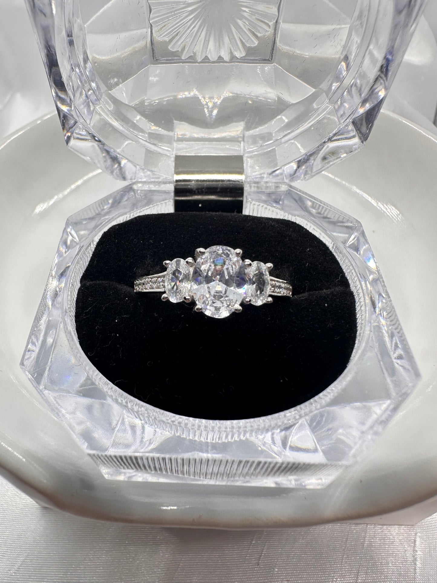 Engagement Silver Ring