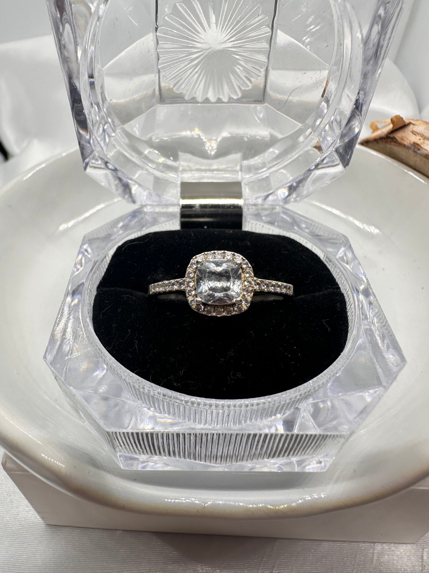 Engagement Silver Ring