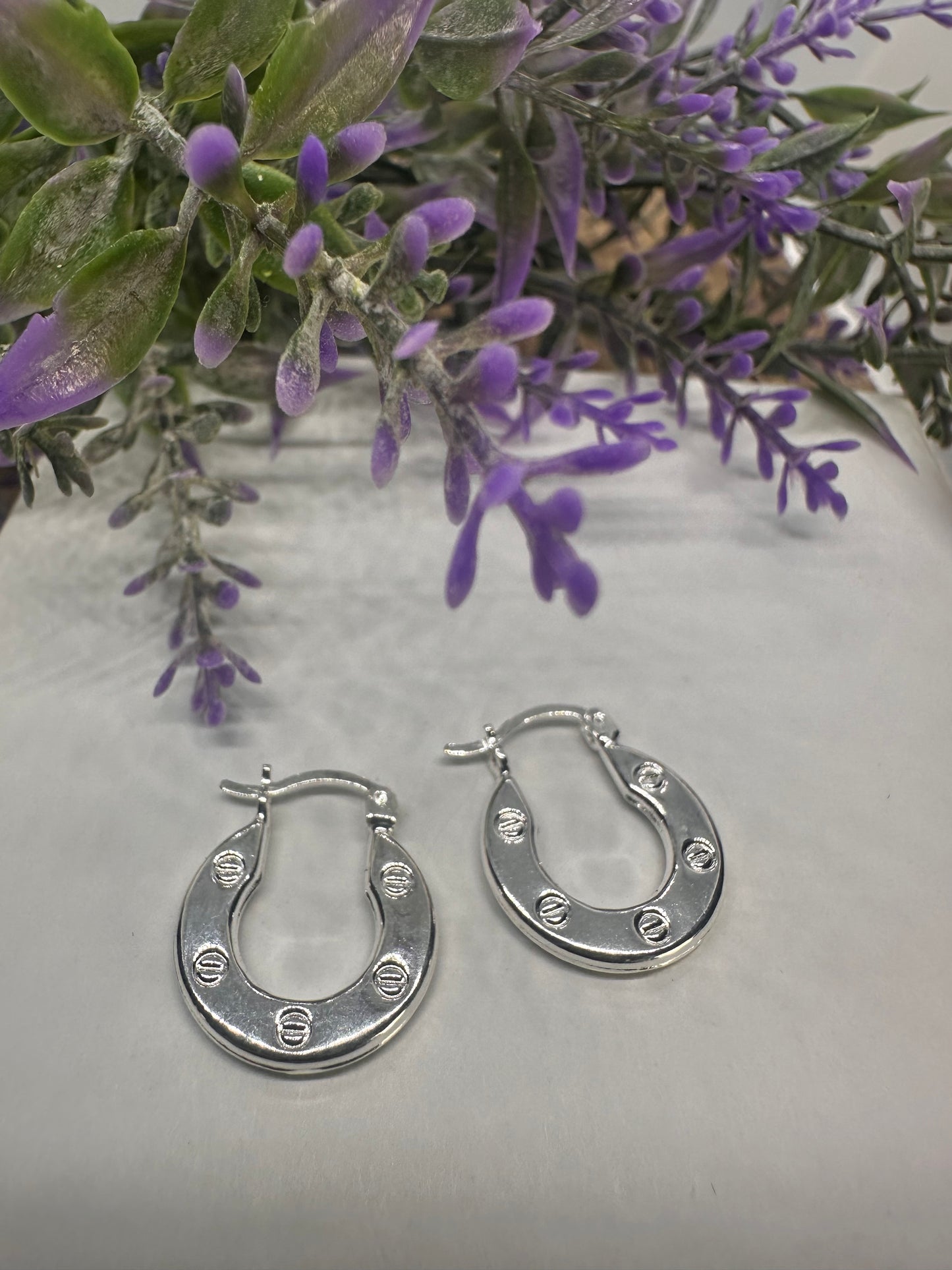 Silver Hoops C