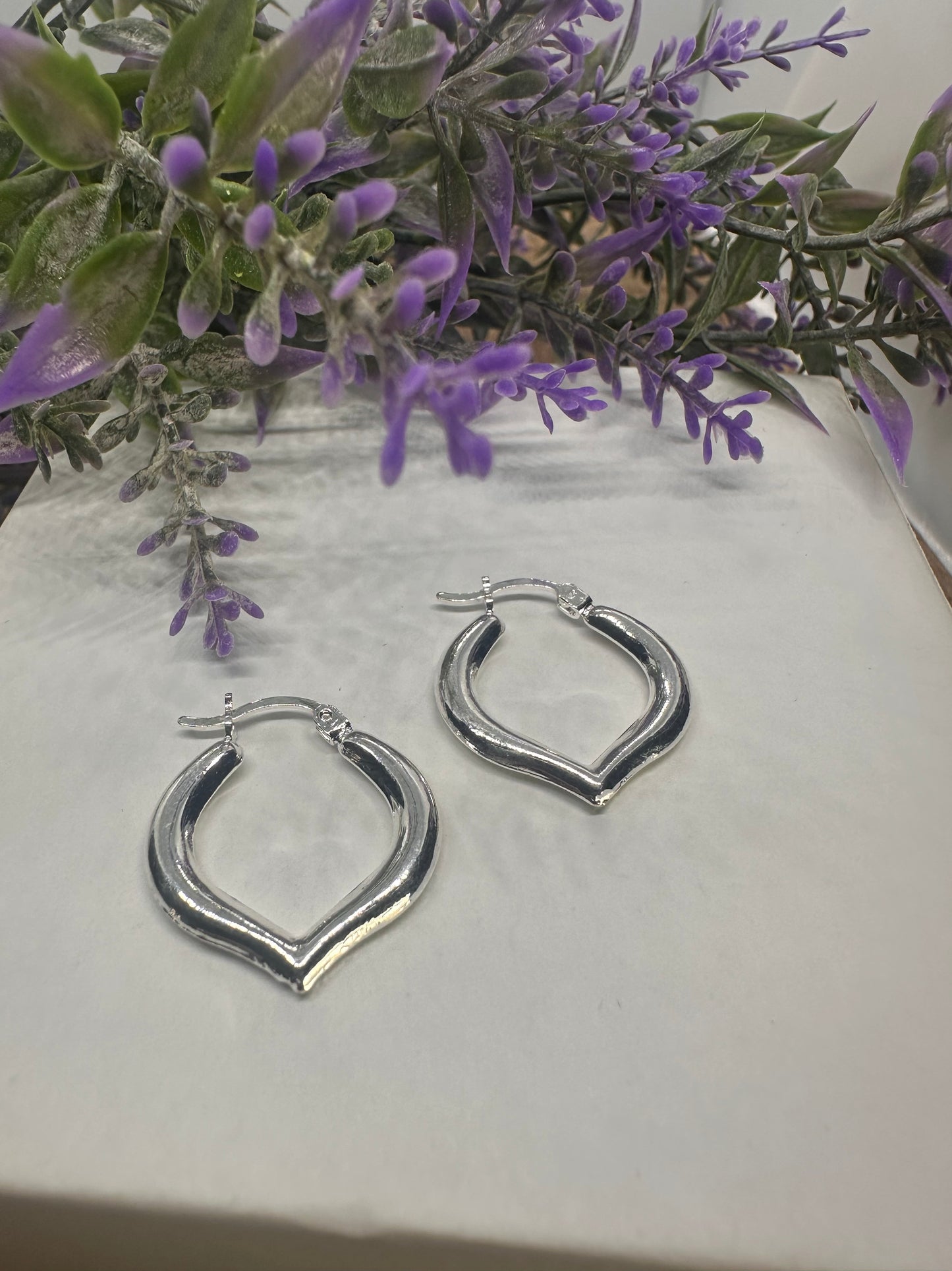 Silver Hoops V