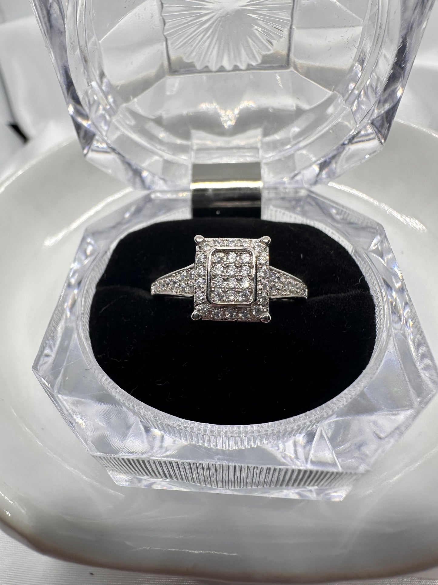 Engagement Silver Ring
