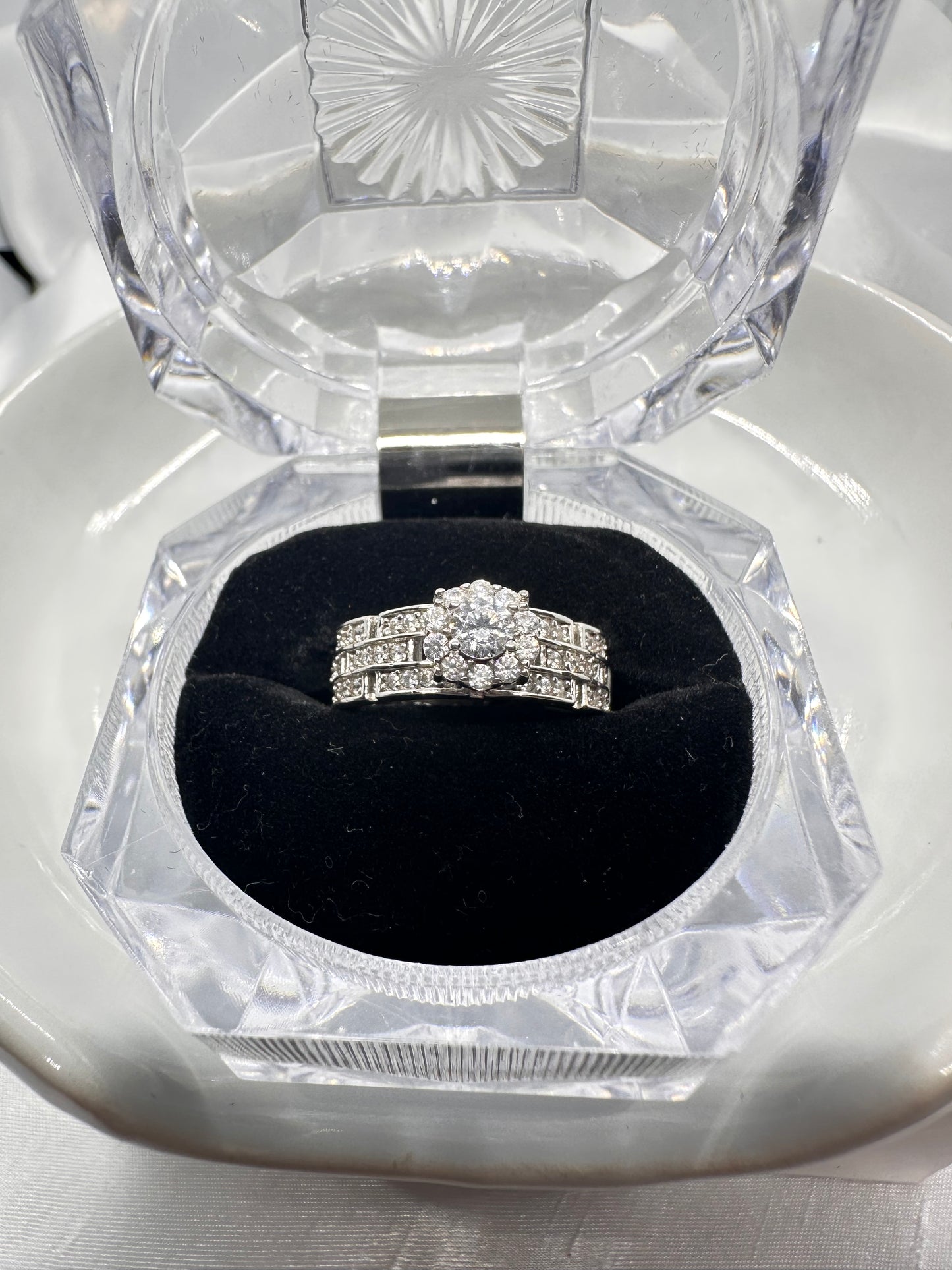 Silver Engagement Ring