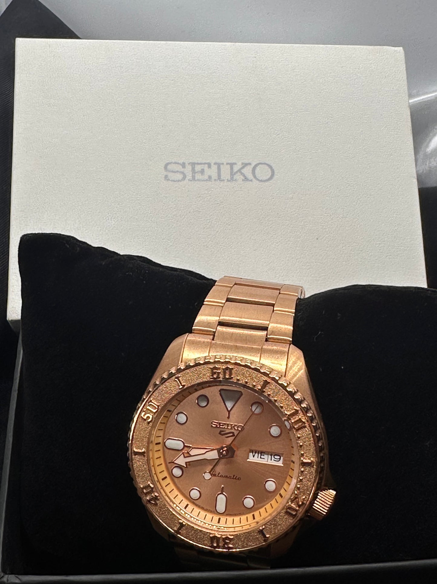 SEIKO 5 Gold Rose