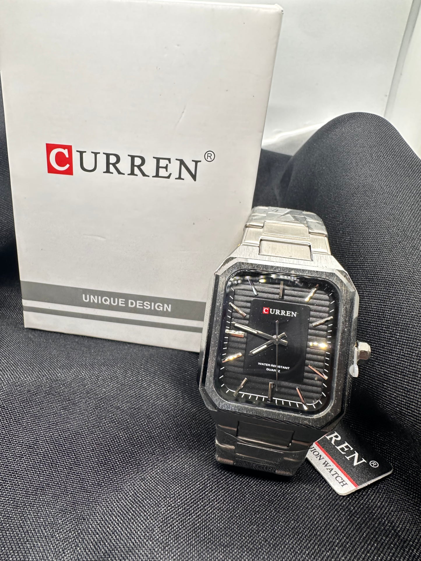 Silver Rectangular / Men