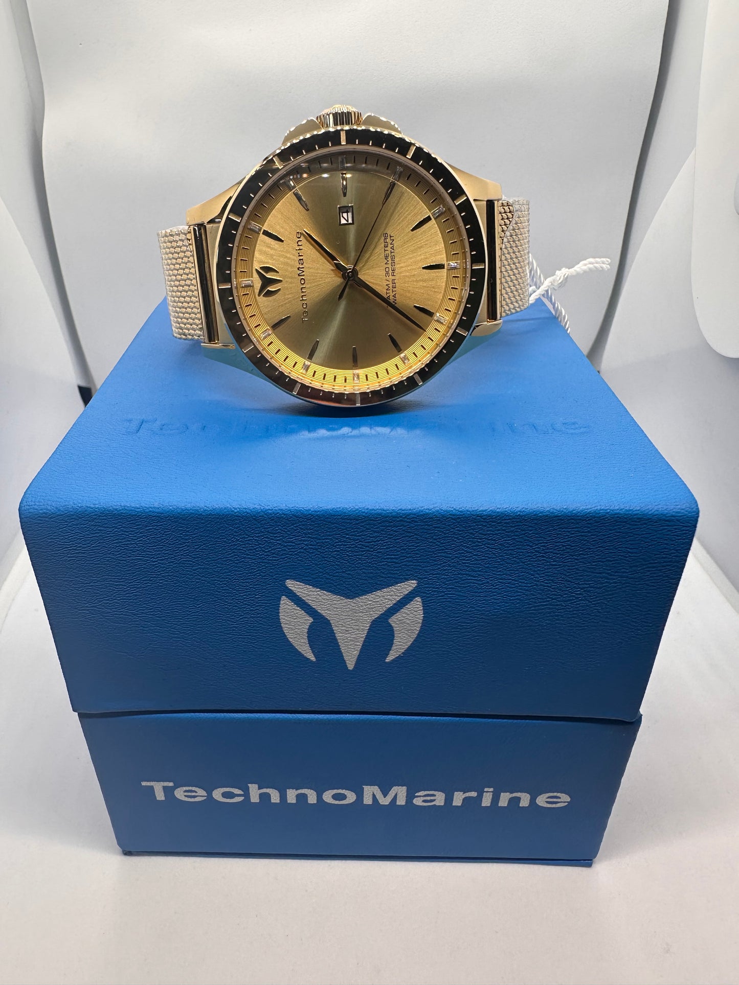 TECHNOMARINE
MoonSun Date Quartz Gold Dial Men's Watch-822007