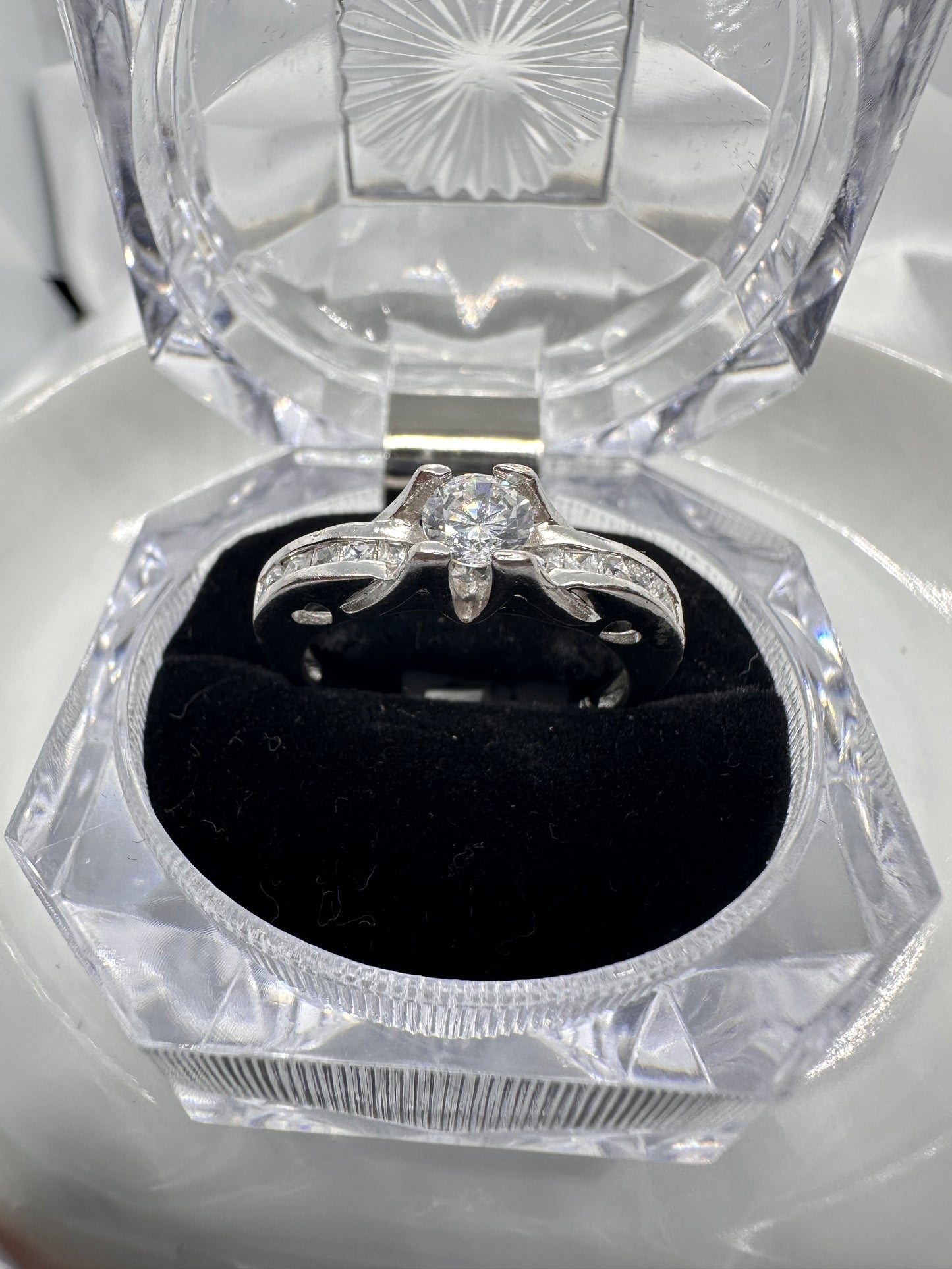 Engagement Silver ❤️Ring