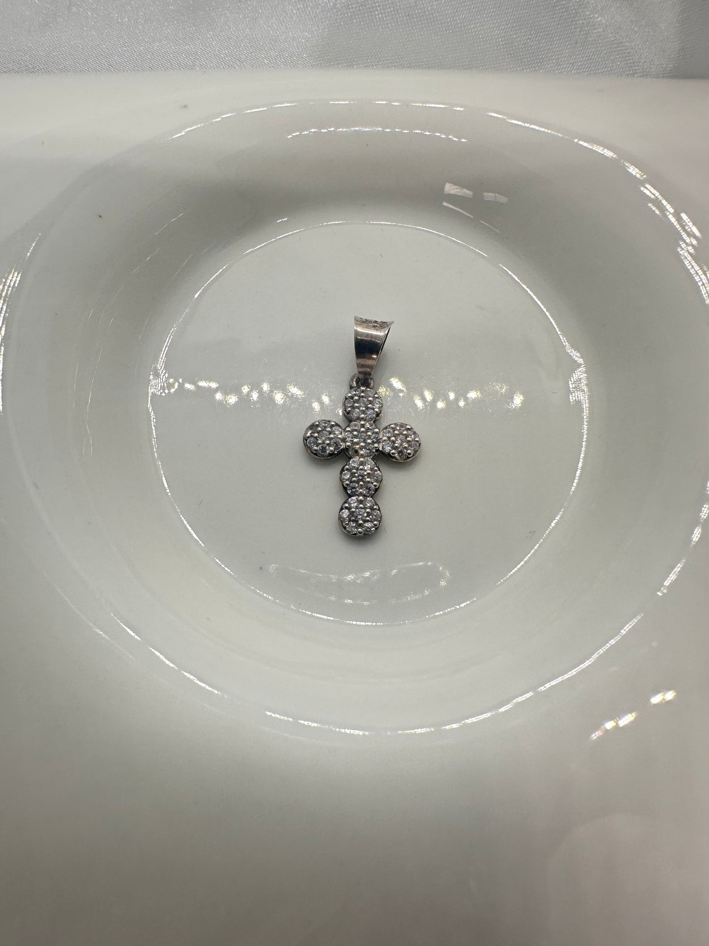 Silver Stone Cross