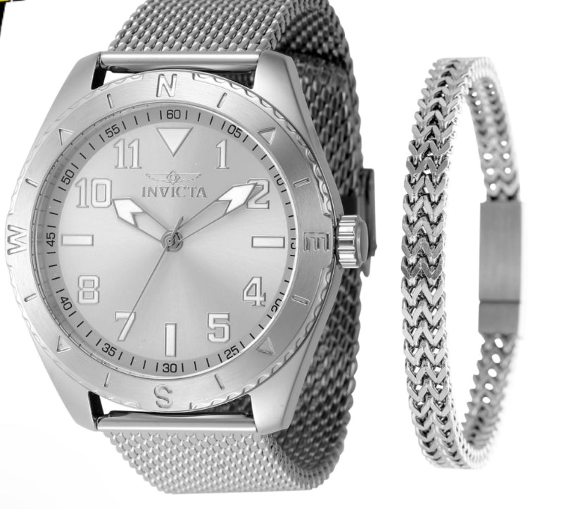 Invicta Specialty Men's Watch - 45mm, Steel With Bracelet Set (48286)
