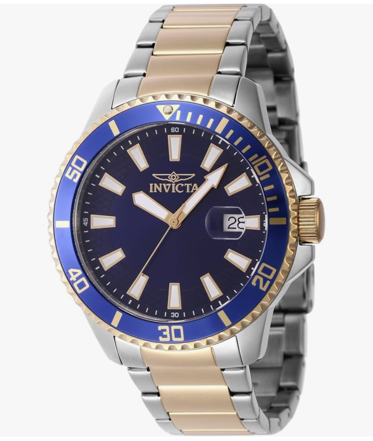 Invicta Pro Diver Men 45mm Stainless Steel Steel Blue dial