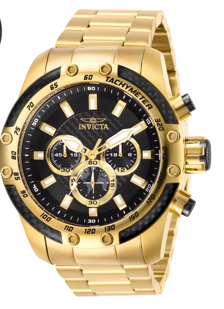 Invicta Speedway Men's Watch - 50mm, Gold