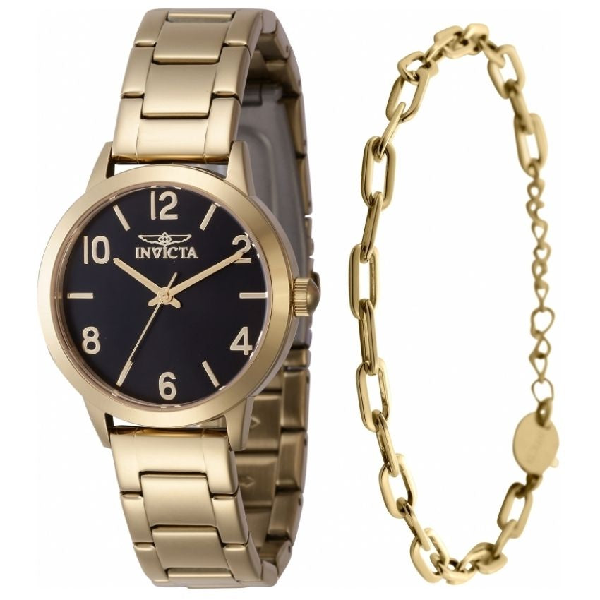 INVICTA INV4723 WOMEN’S WILDFLOWER YELLOW-GOLD BRACELET WATCH