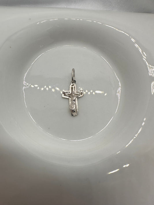 Silver Jesus Cross