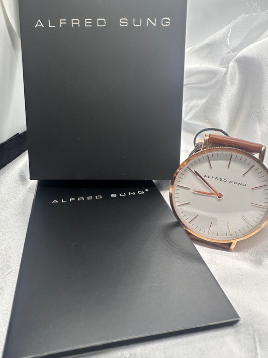 Slim Watch Rose Gold/ Brown