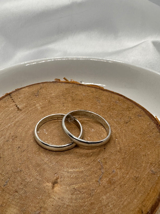 Silver Ring Band 3mm