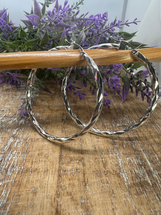 Silver Hoop ///