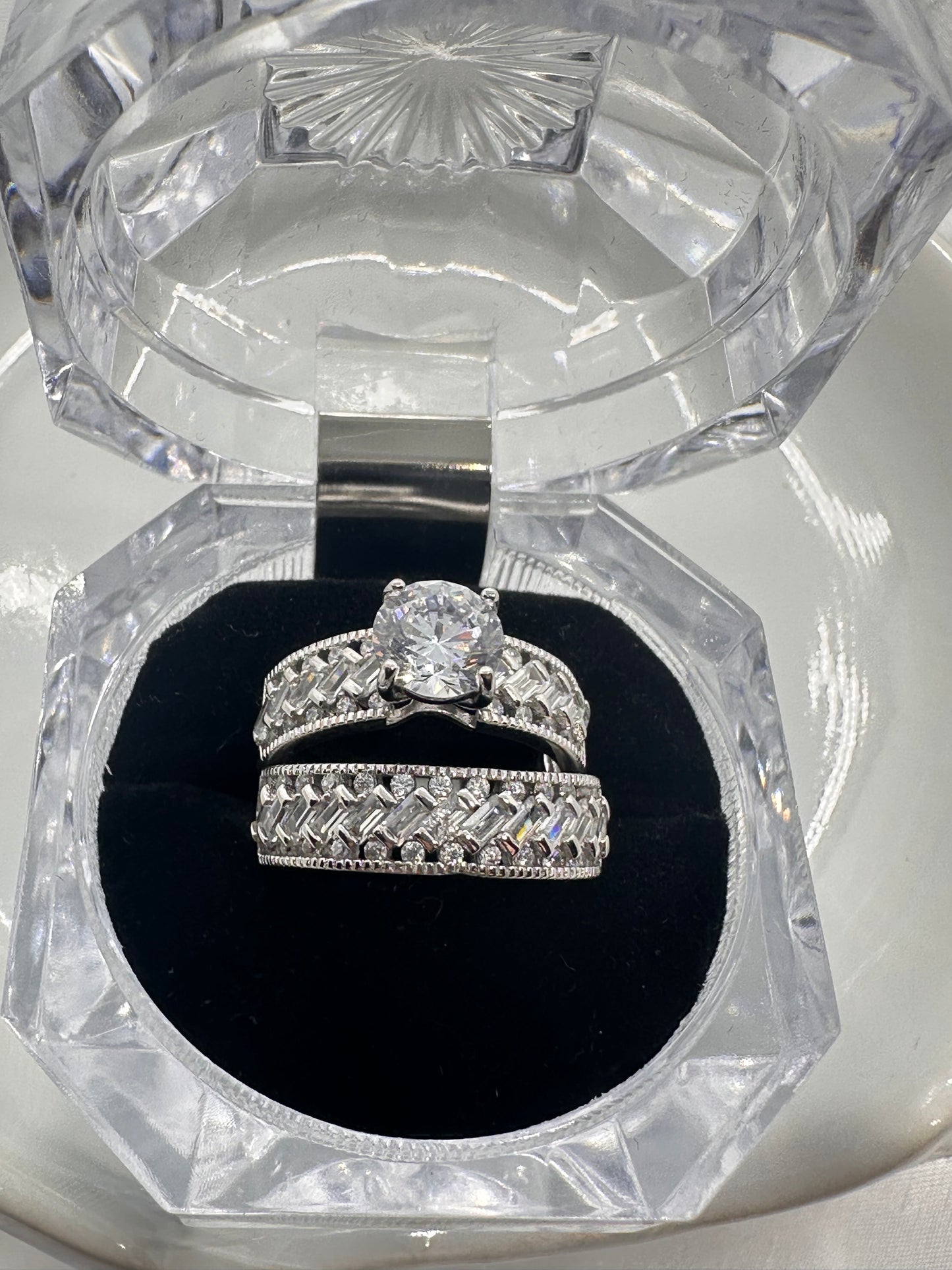 Silver wedding ring