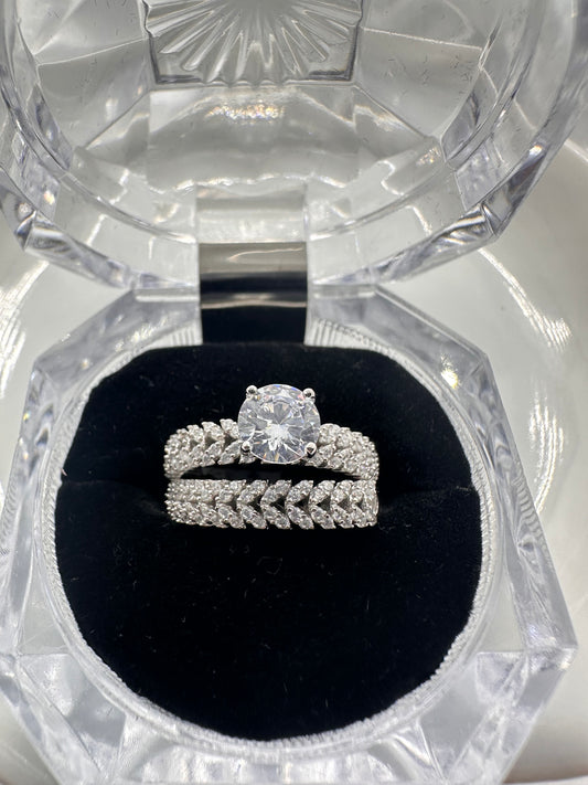 Silver wedding ring