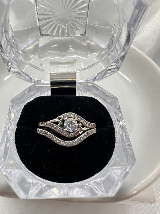 Silver wedding ring