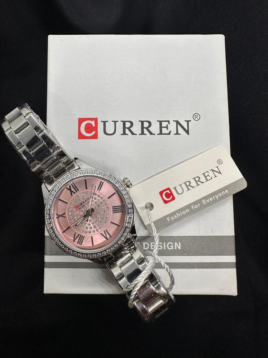 Curren Silver Pink/ Stones