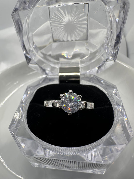 Engagement Silver Ring