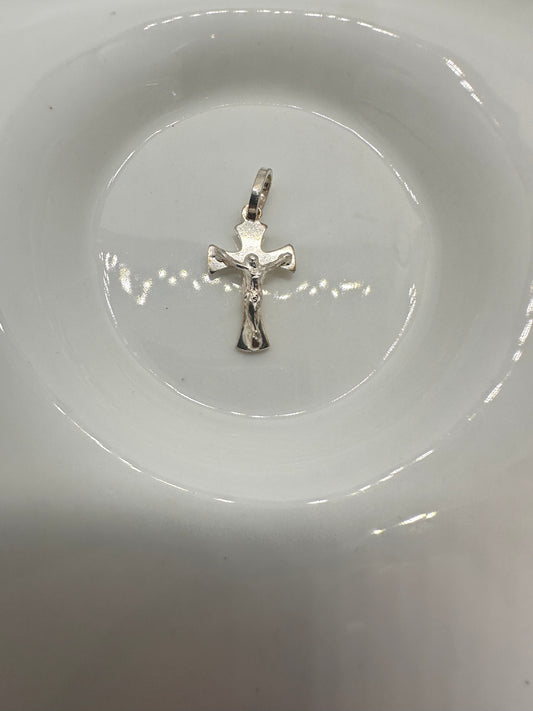Silver Jesus Cross