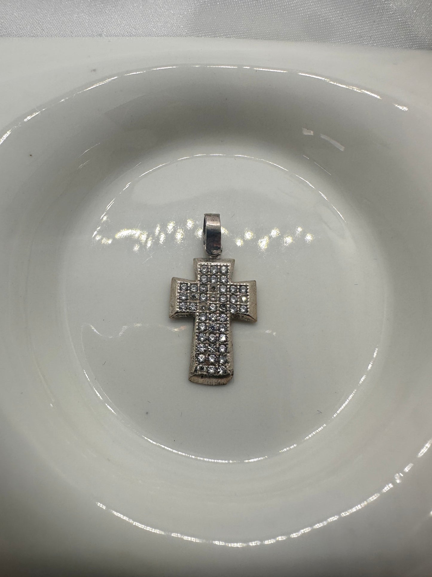 Silver Stone Cross