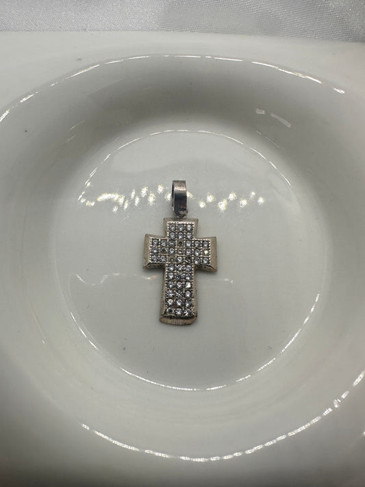 Silver Stone Cross
