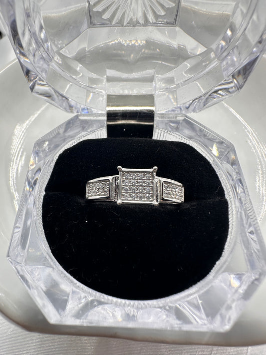 Engagement Silver Ring