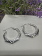 Creole Silver Hoop