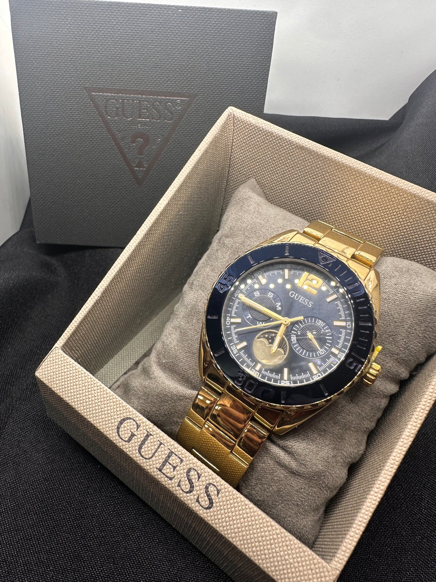 Gold and Blue Guess