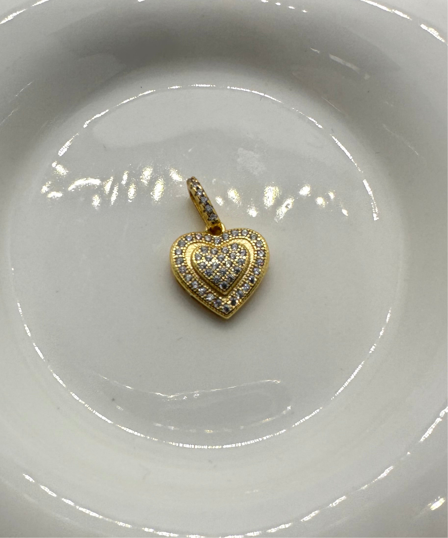 Heart Pave Charm