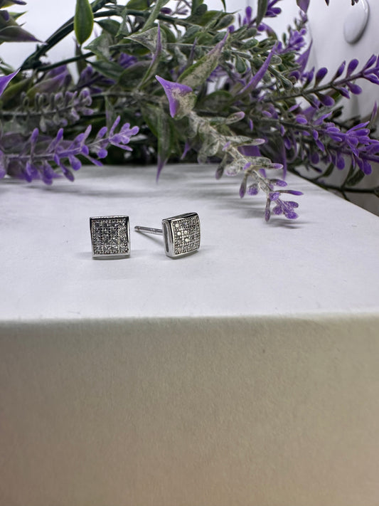 Silver Stud Square