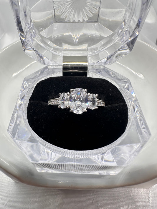 Engagement Silver Ring
