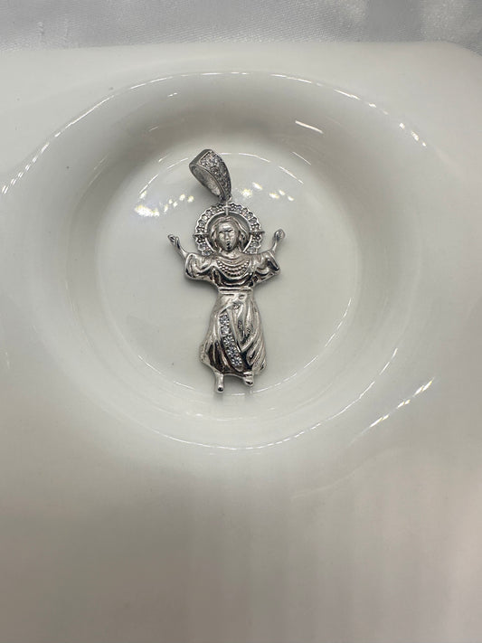 Baby Jesus Silver Pendant
