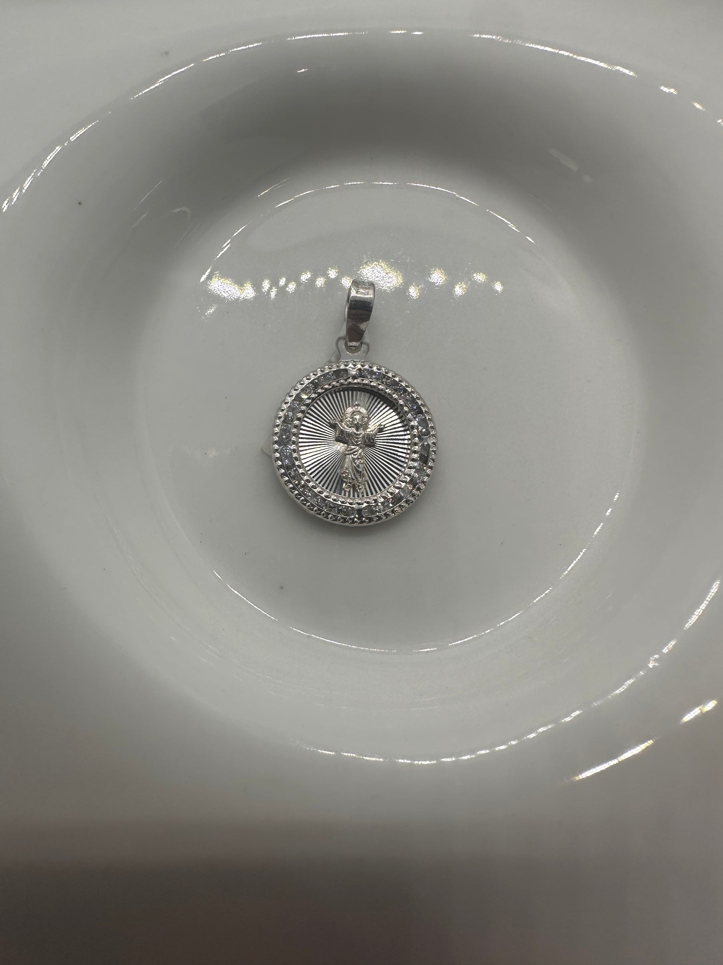 Baby Jesus Silver Pendant