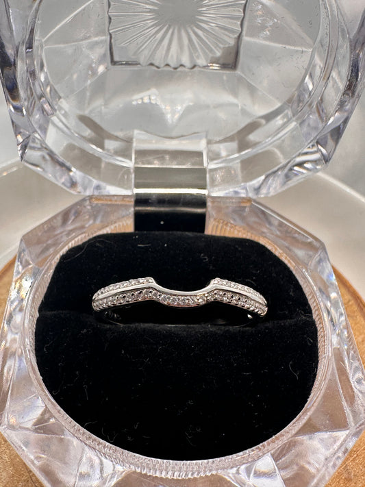 U Silver Ring Stone