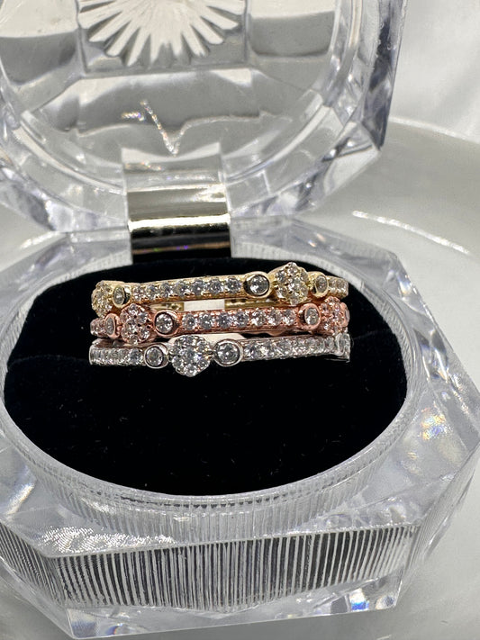 Tri-Color Rings