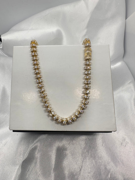 Fancy Pave Necklace