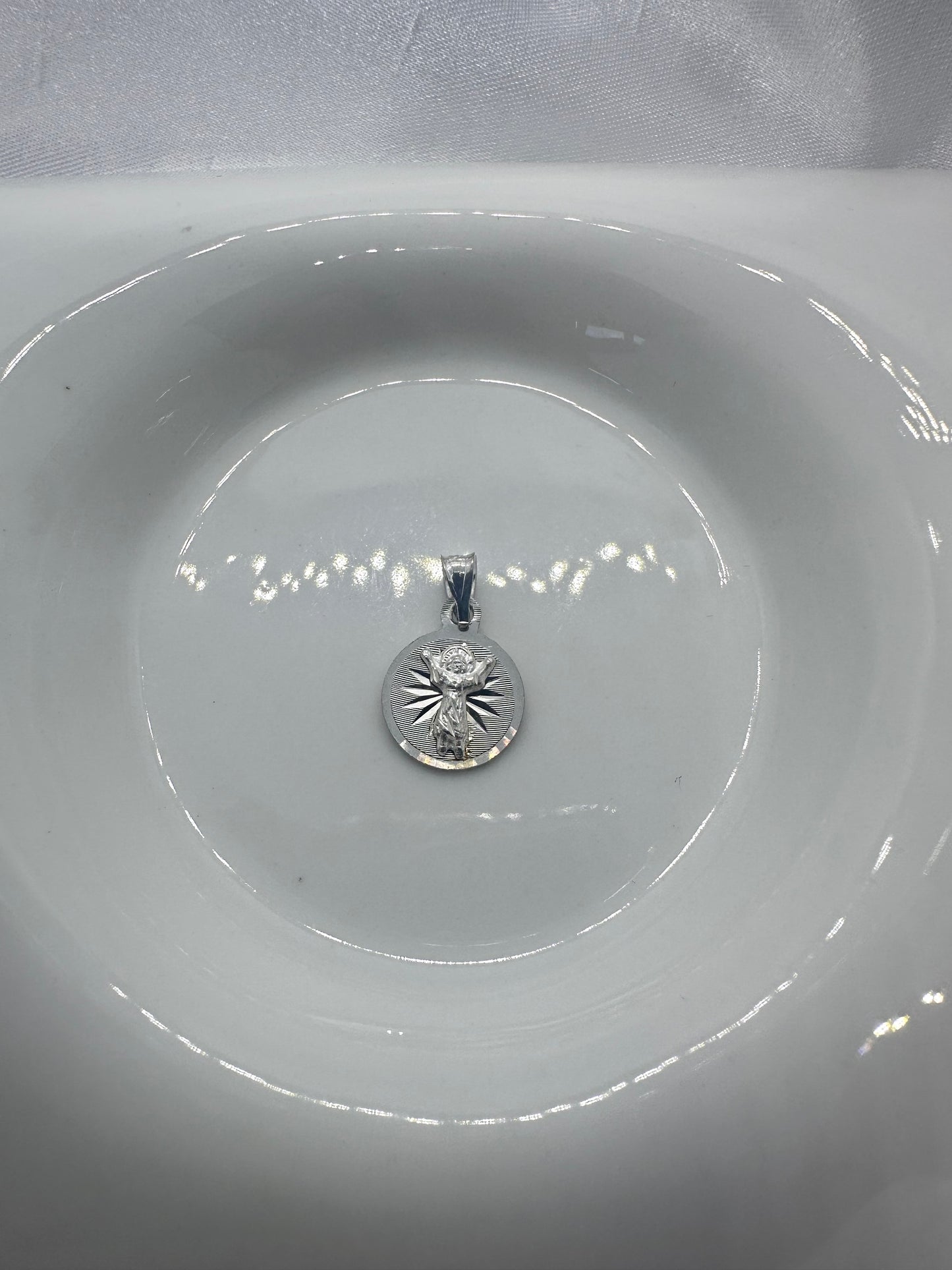 Baby Jesus Silver Pendant