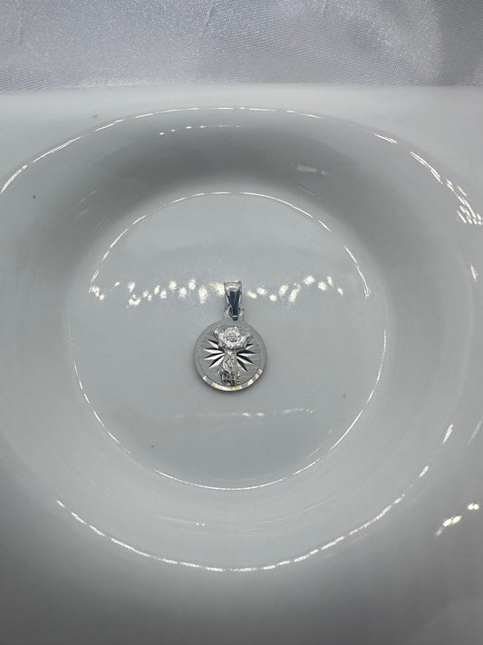 Baby Jesus Silver Pendant