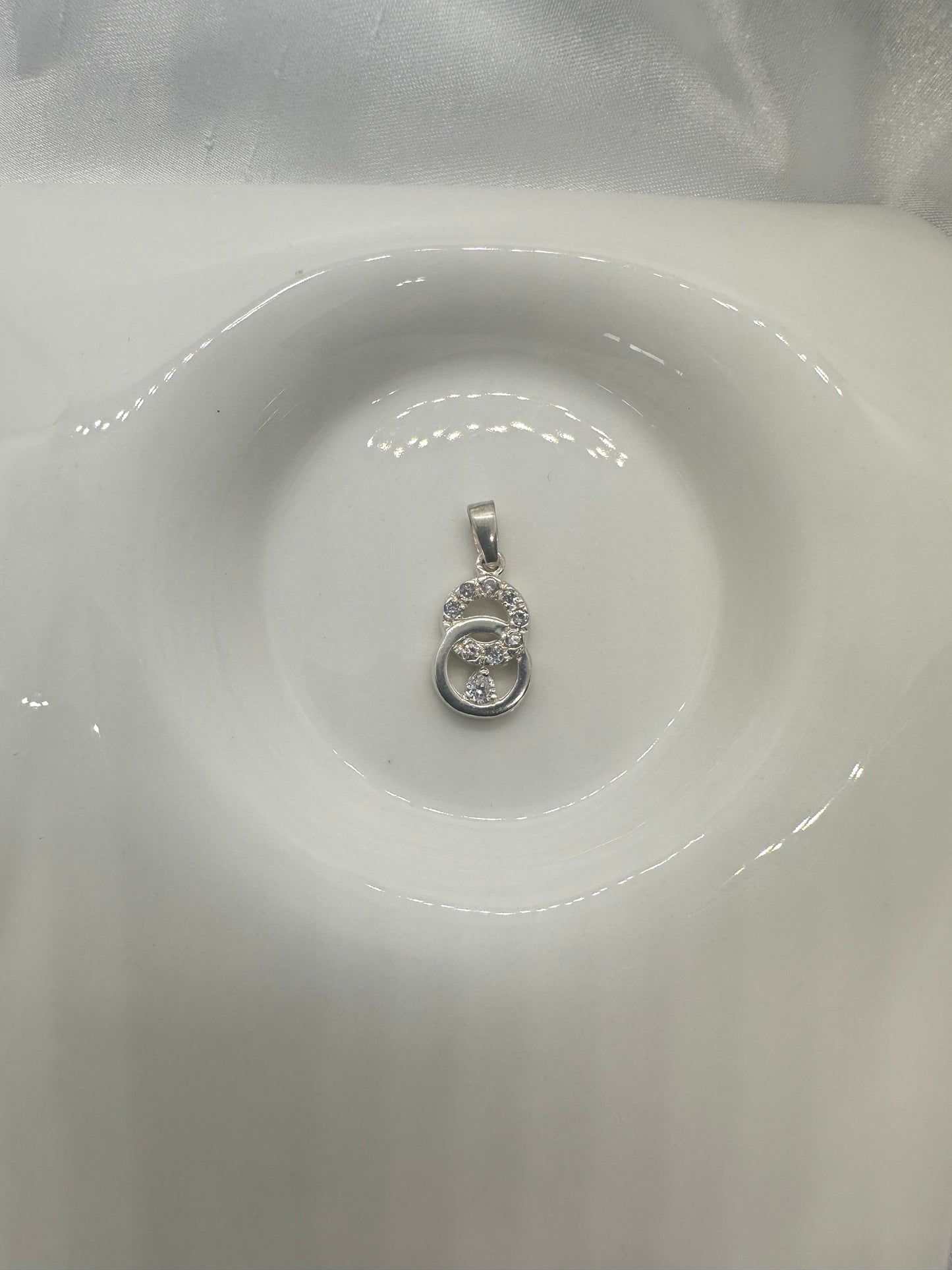 Stone Rings Silver Pendant