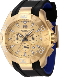 Technomarine UF6 Chronograph Date Quartz Gold Dial Men's Watch TM-622003