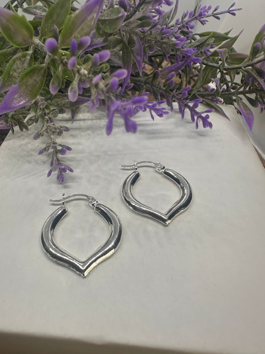Silver Hoops V