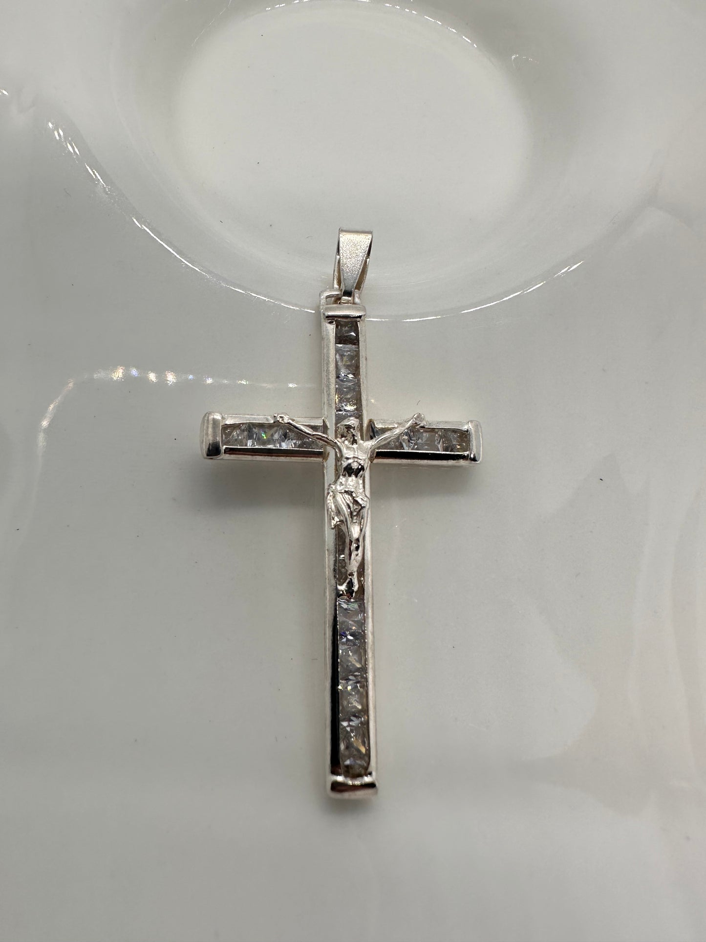 Stone Jesus Cross