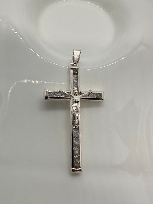Stone Jesus Cross