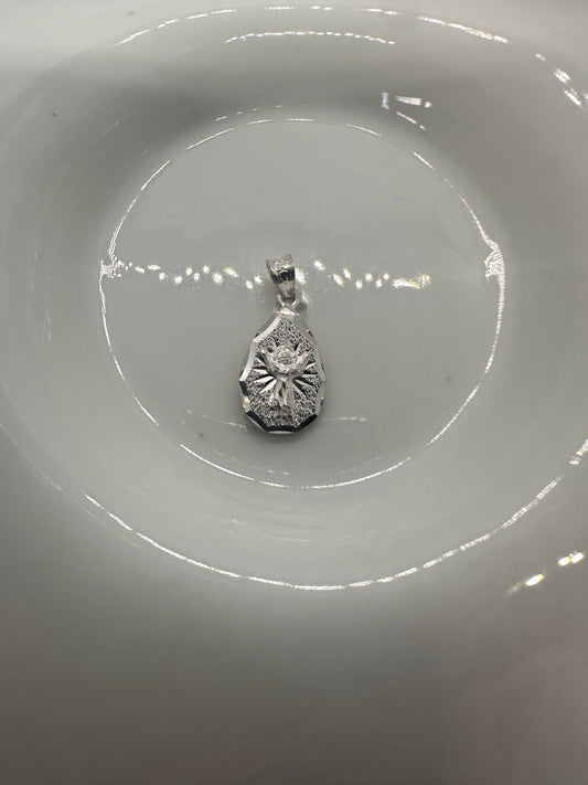 Baby Jesus Silver Pendant