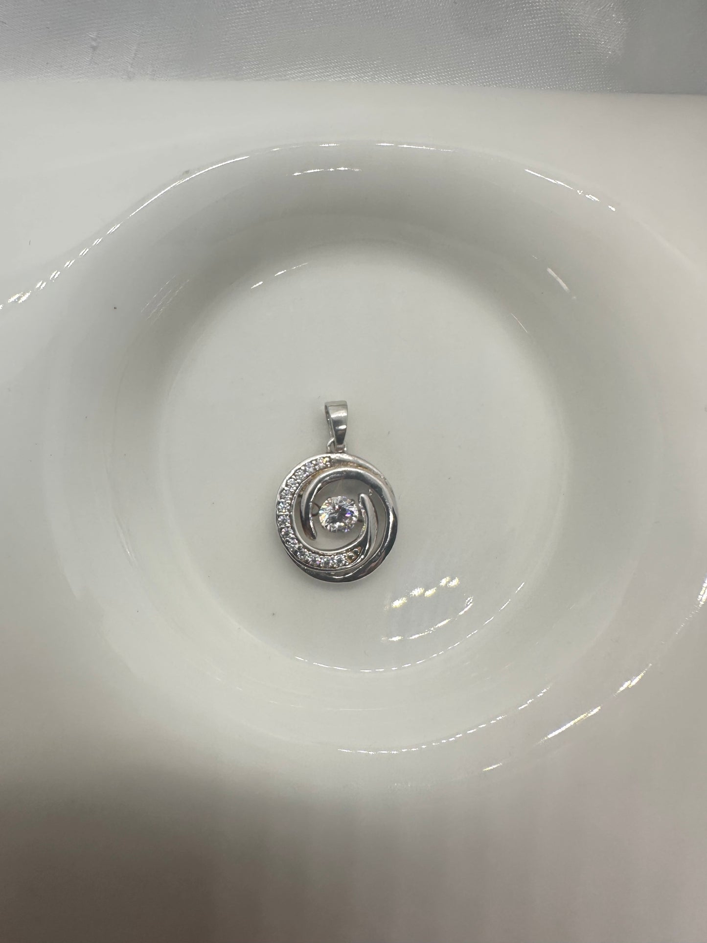 Silver Spiral Pendant