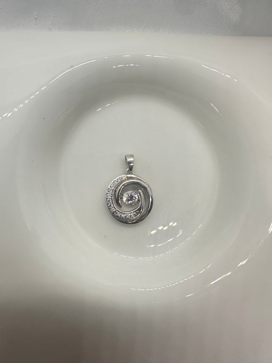 Silver Spiral Pendant